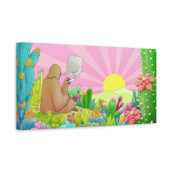Copy of Copy of Copy of Charming Howdy Otter Canvas Art, Cute Animal Decor, Relaxing Home Wall Art, Gift for Animal Lovers, Nursery Art - ZZZ's Collective