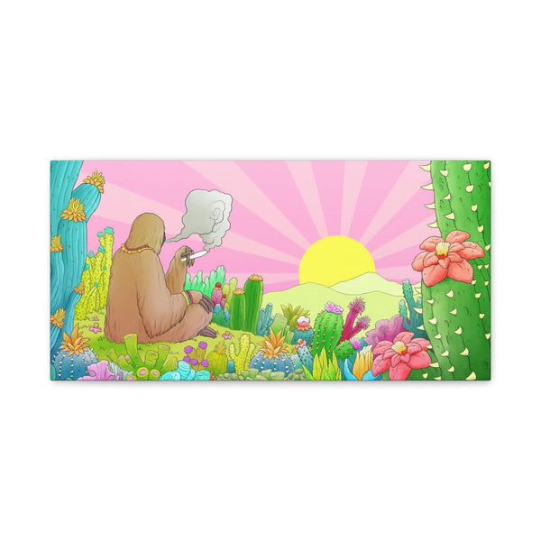Copy of Copy of Copy of Charming Howdy Otter Canvas Art, Cute Animal Decor, Relaxing Home Wall Art, Gift for Animal Lovers, Nursery Art - ZZZ's Collective