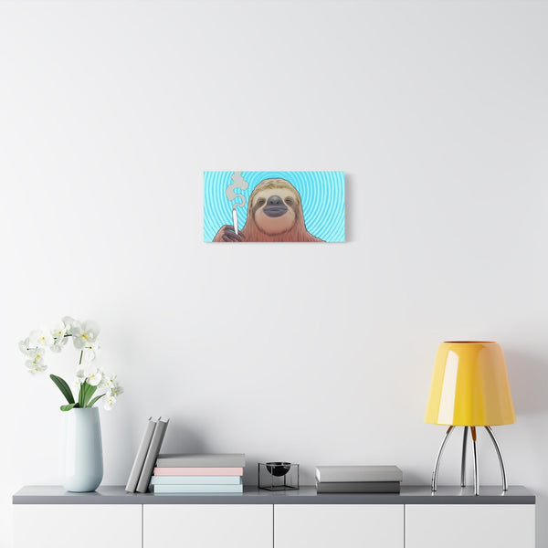 Copy of Copy of Copy of Charming Howdy Otter Canvas Art, Cute Animal Decor, Relaxing Home Wall Art, Gift for Animal Lovers, Nursery Art - ZZZ's Collective