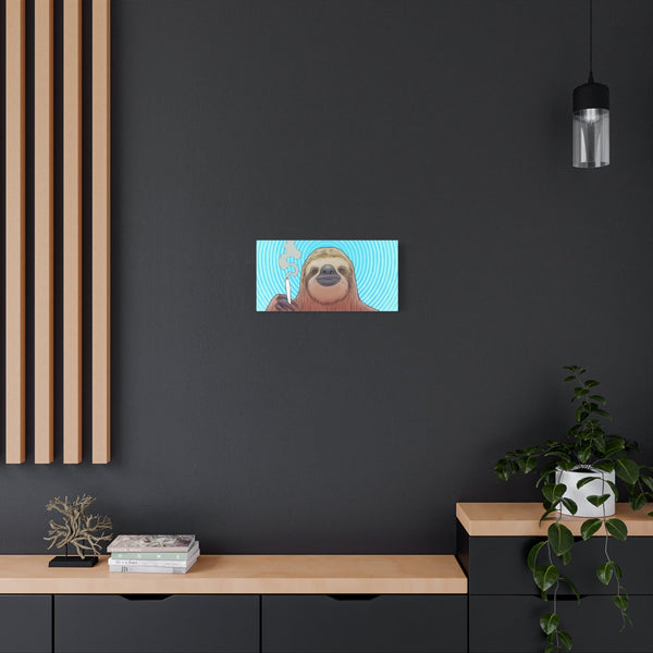 Copy of Copy of Copy of Charming Howdy Otter Canvas Art, Cute Animal Decor, Relaxing Home Wall Art, Gift for Animal Lovers, Nursery Art - ZZZ's Collective