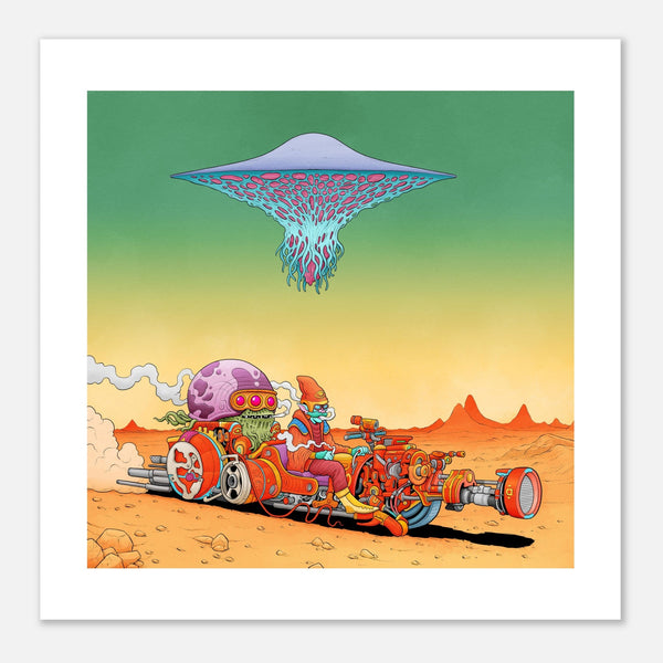 Fine Art Poster - Desert Racer by Tim Molloy - ZZZ's Collective