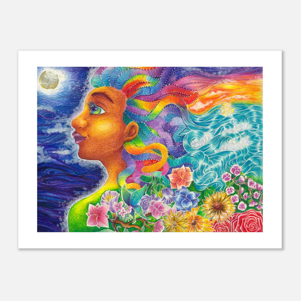 Fine Art Poster - Gaia by Olivia Dinnal - ZZZ's Collective