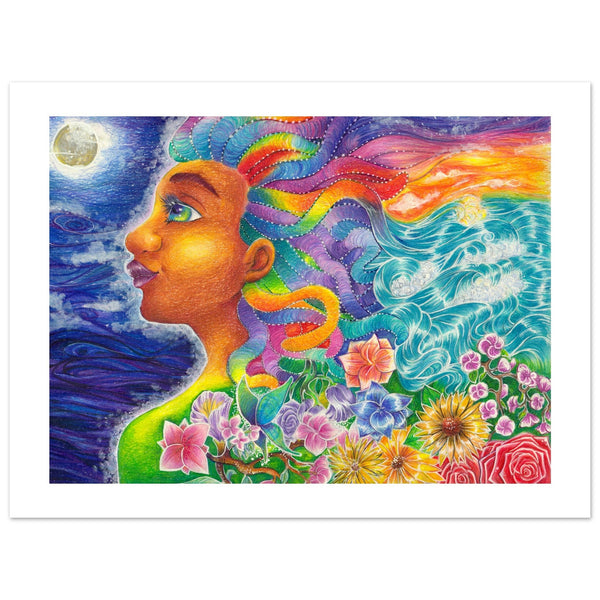 Fine Art Poster - Gaia by Olivia Dinnal - ZZZ's Collective