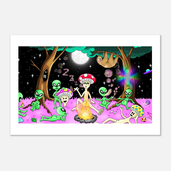 Fine Art Poster - Intergalactic Trip by Bangerooo - ZZZ's Collective