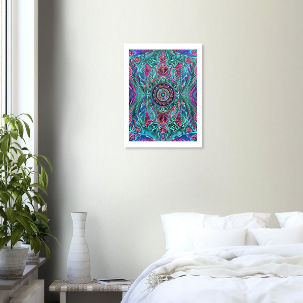 Fine Art Poster - Shroom Bloom by Flowstatepaint - ZZZ's Collective