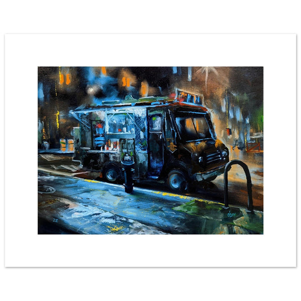 Fine Art Poster - Taco Truck by Adam O'Day - ZZZ's Collective