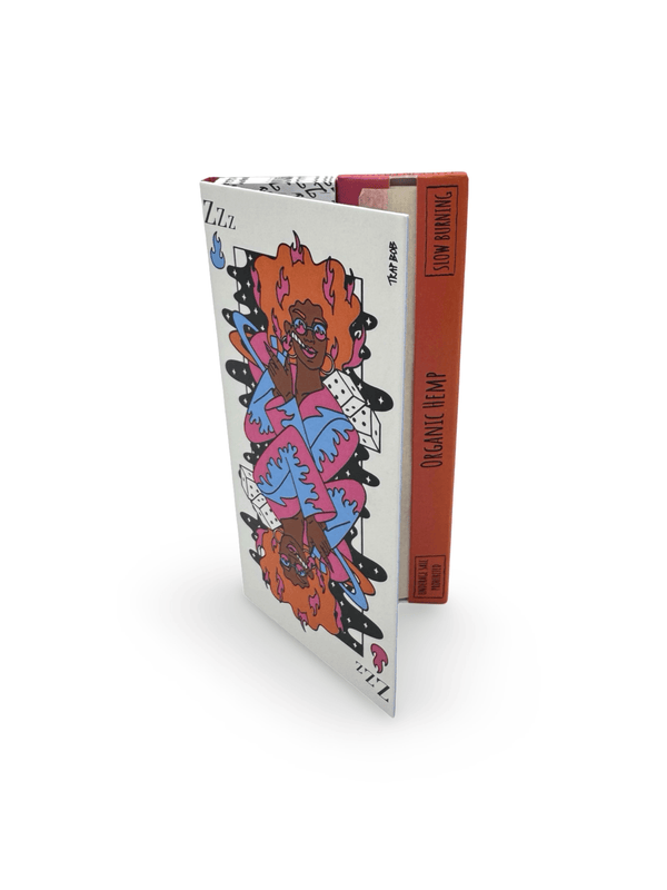 King Size Slim Rolling Papers + Tips - "Queen of Flames" - ZZZ's Collective