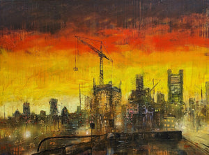 Original Canvas Artwork - Fort Point Sunset by Adam O'Day (36