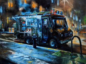 Original Canvas Artwork - Taco Truck by Adam O'Day (18