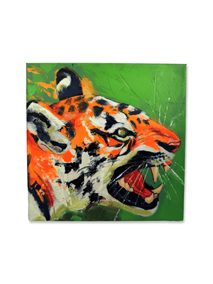 Original Canvas Artwork - Tiger by Allan Sousa & Adam O'Day - ZZZ's Collective