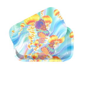 Rolling Tray with Magnetic Cover - Drifting by Olivia Dinnall - ZZZ's Collective