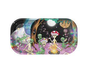 Rolling Tray with Magnetic Cover - Intergalactic Trip by Bangerooo - ZZZ's Collective