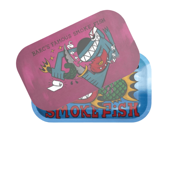 Rolling Tray with Magnetic Cover - Smoke Fish by BARC - ZZZ's Collective