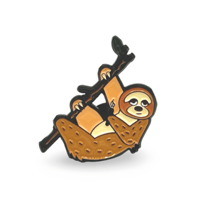 Samuel the Sloth Pin - ZZZ's Collective