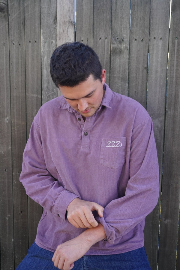 ZZZ's Cord Polo - Purple - ZZZ's Collective