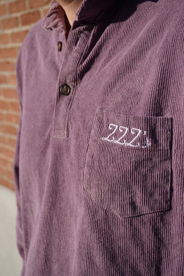 ZZZ's Cord Polo - Purple - ZZZ's Collective