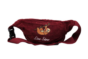 ZZZ's Corduroy Waist Bags - Burgundy - ZZZ's Collective