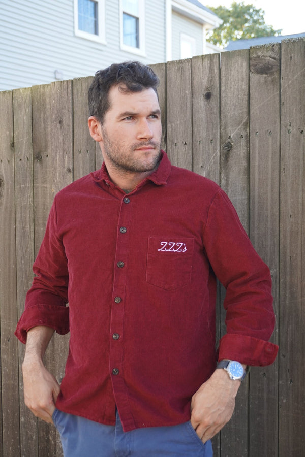 ZZZ's Long-Sleeve Button Down - Burgundy - ZZZ's Collective