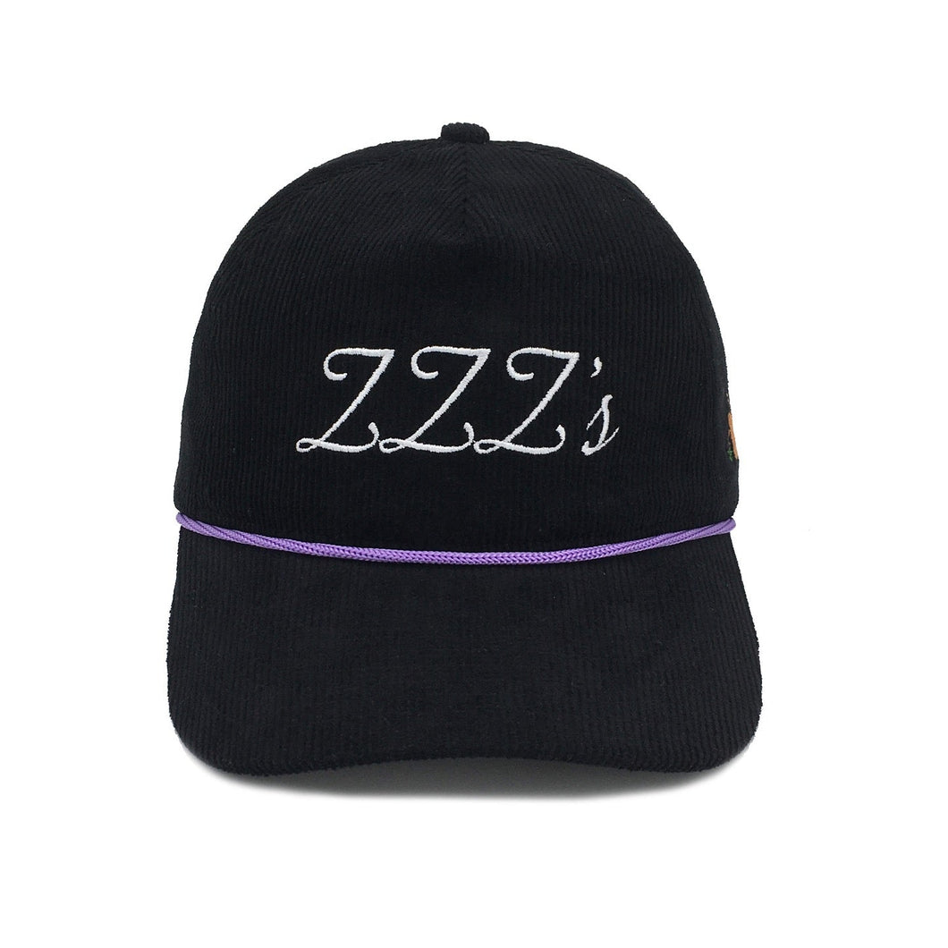 ZZZ's Corduroy Hat - Black